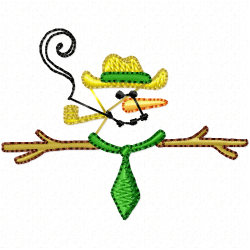 Ice Man Embroidery Design 2